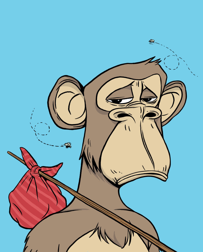 《矛》杂志的讽刺漫画《无聊的猿》