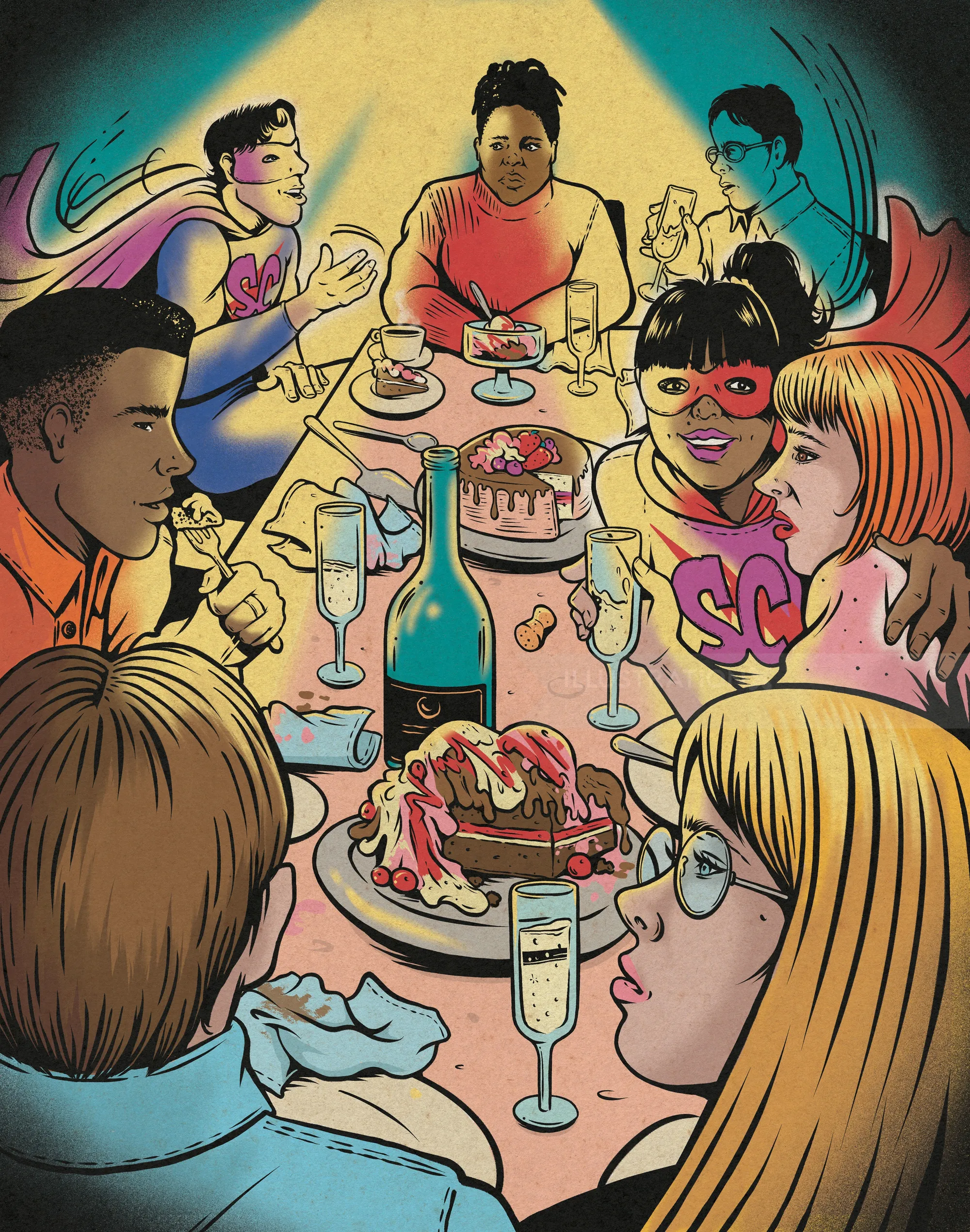 Artwork depicting Super Communicators for The Observer