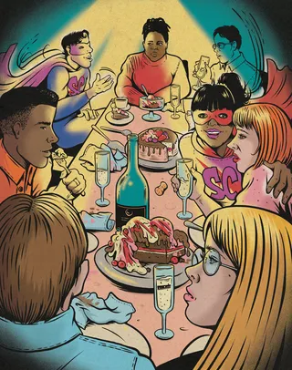 Artwork depicting Super Communicators for The Observer