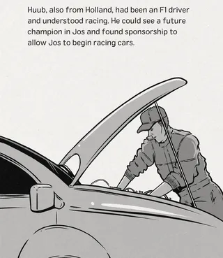 Illustration for Pan Macmillan’s Book Featuring Max Verstappen