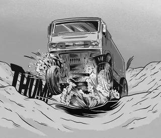 Endurance racing scene for the Pan Macmillan book on F1, 'Racing Legends'