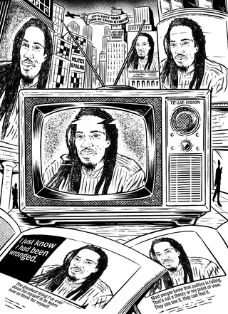 作者不詳　外国人画家 本杰明·泽法尼亚肖像插画| Illustration by Cat Sims