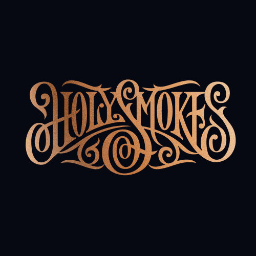 Ilustração do logotipo para a banda The Holy Smokes