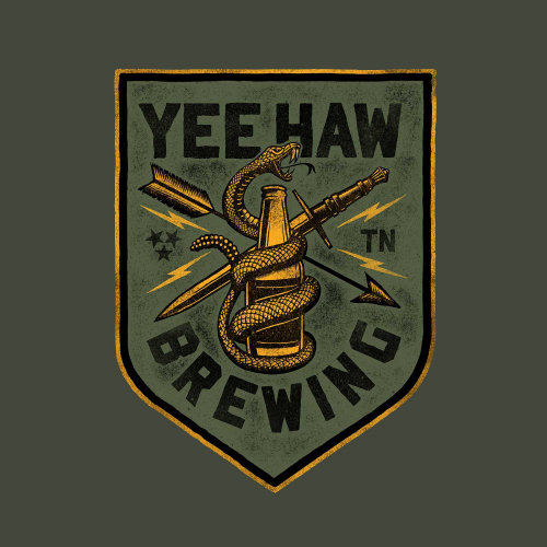 Design de vestuário para Yee Haw Brewing Company