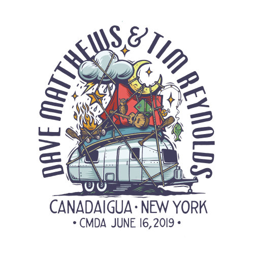 Affiche de spectacle à New York pour Dave Matthews et Tim Reynolds
