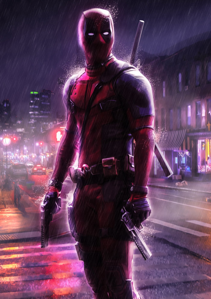 Digital poster design of Deadpool