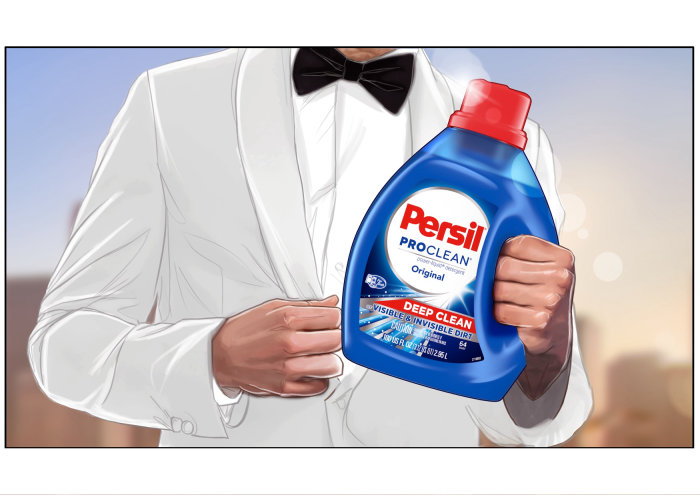 Afiche para la publicidad del producto Persil