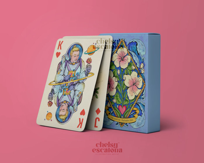 Playing cards packaging design