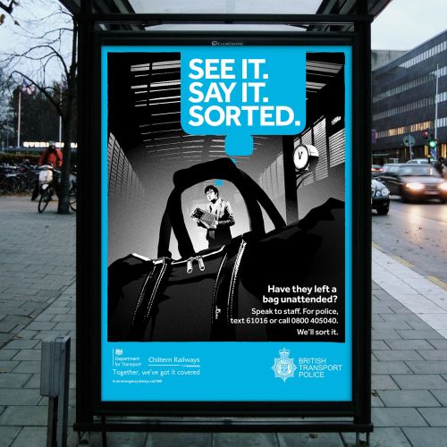 British Transport Police Digital poster
