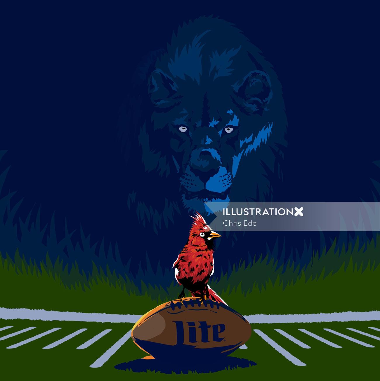 Miller Lite &amp; NFL Game Day - Detriot Lions vs Cardinals