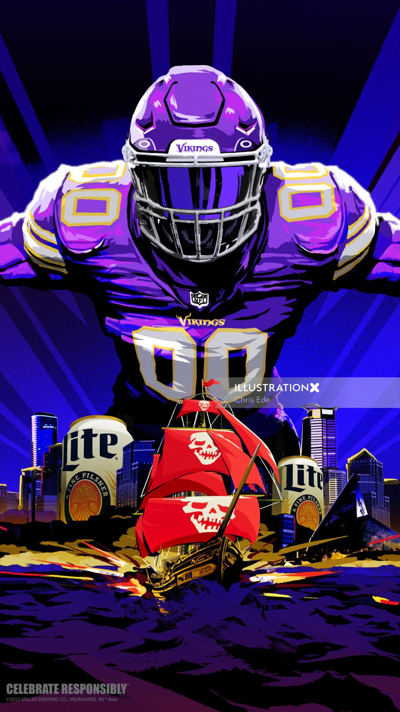 Bucs vs. Vikings, a visual history