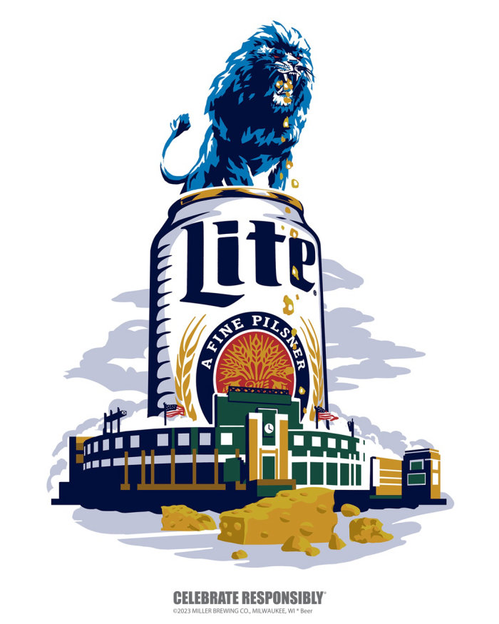 Miller Lite & NFL Game Day - Detriot Lions vs Seattle Seahawks