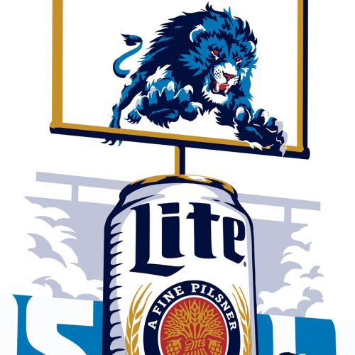 Advertisement of Lite beer