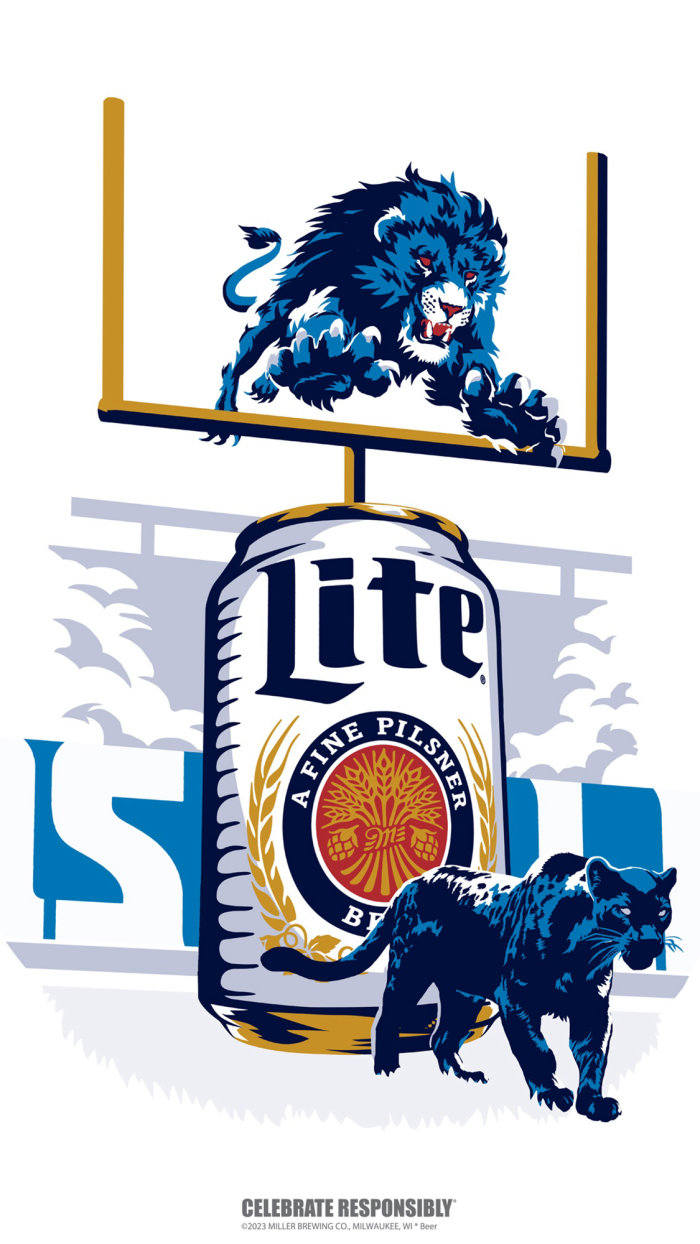 Advertisement of Lite beer
