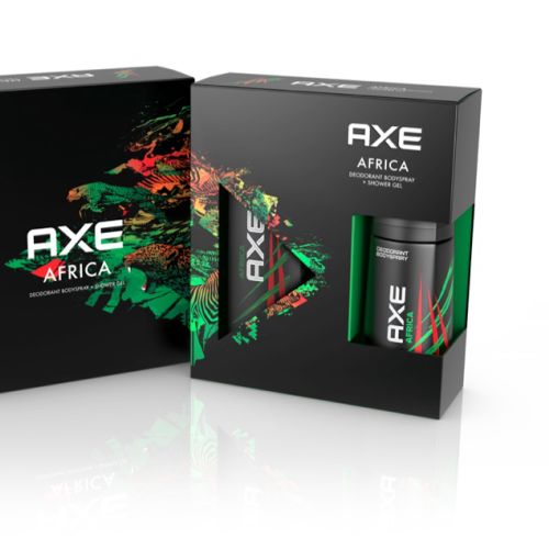 Axe Christmas packaging graphic