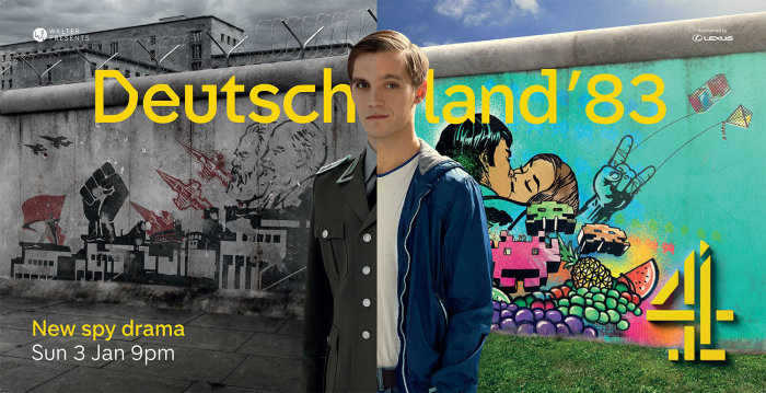 The Deutschland 83 Ad Campaign Mural Painting