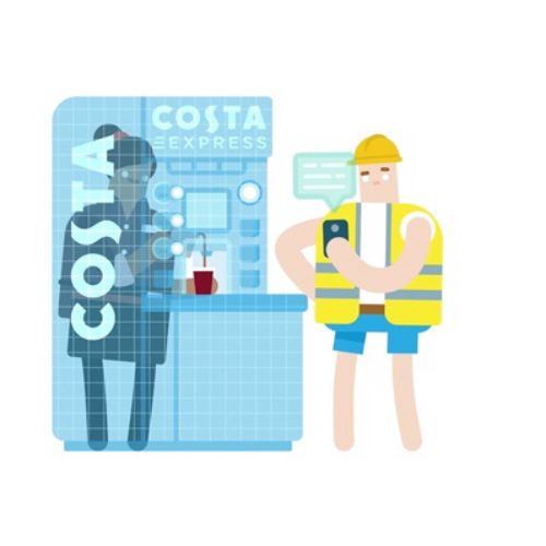 Costa express coffee animation
