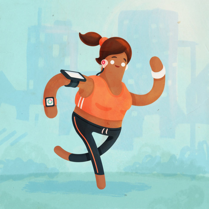 Illustration de jogger