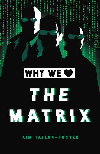 Diseño de portada del libro Por qué amamos Matrix