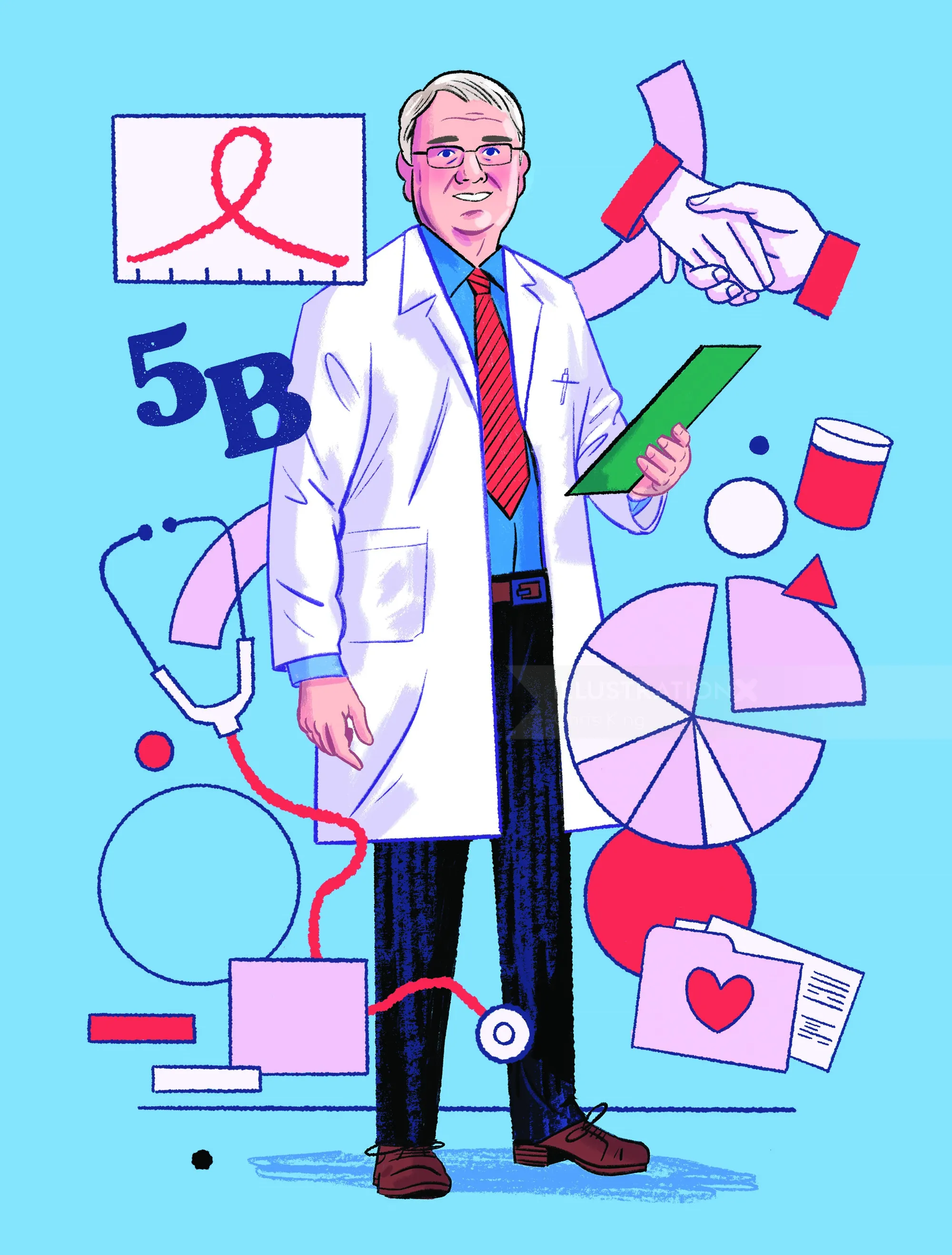 Portrait illustration of Cliff Morrison for Yes, Boys Can