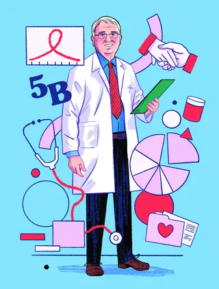 Portrait illustration of Cliff Morrison for Yes, Boys Can