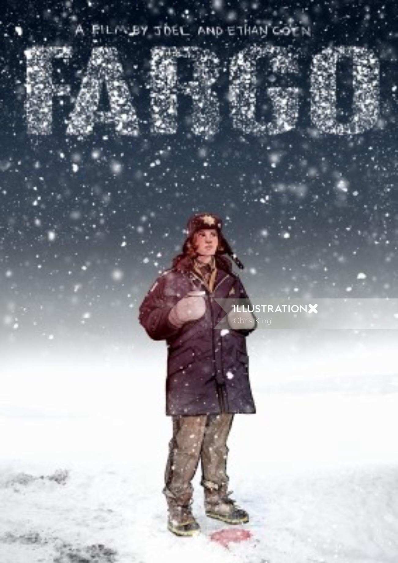 fargo movie poster by chris king