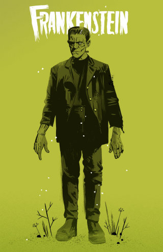 Ilustração de Frankenstein por Cris King