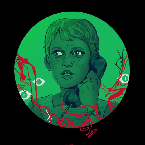 Rosemary's Baby movie poster illustration by Cris King