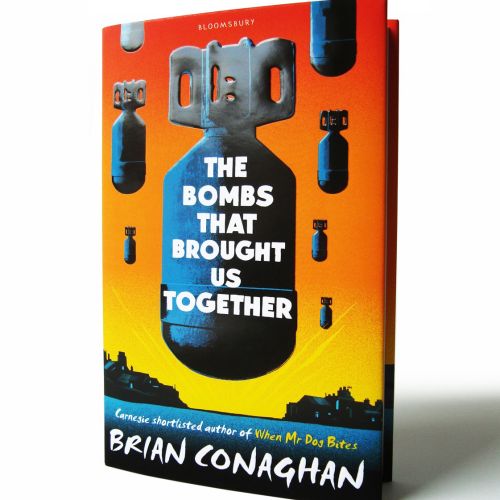 An illustration of cover for the bombs