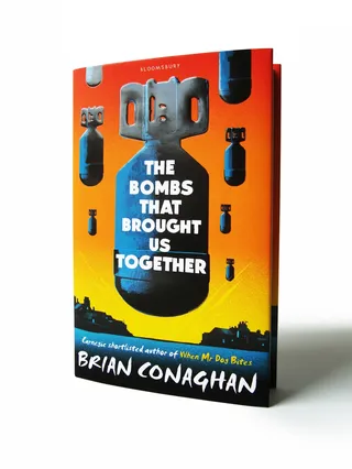 An illustration of cover for the bombs