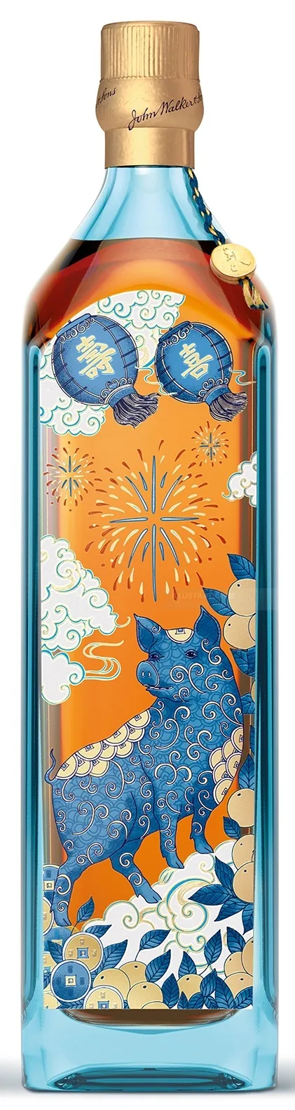 Chrissy Lau's Johnnie Walker Year of the Pig bottle
