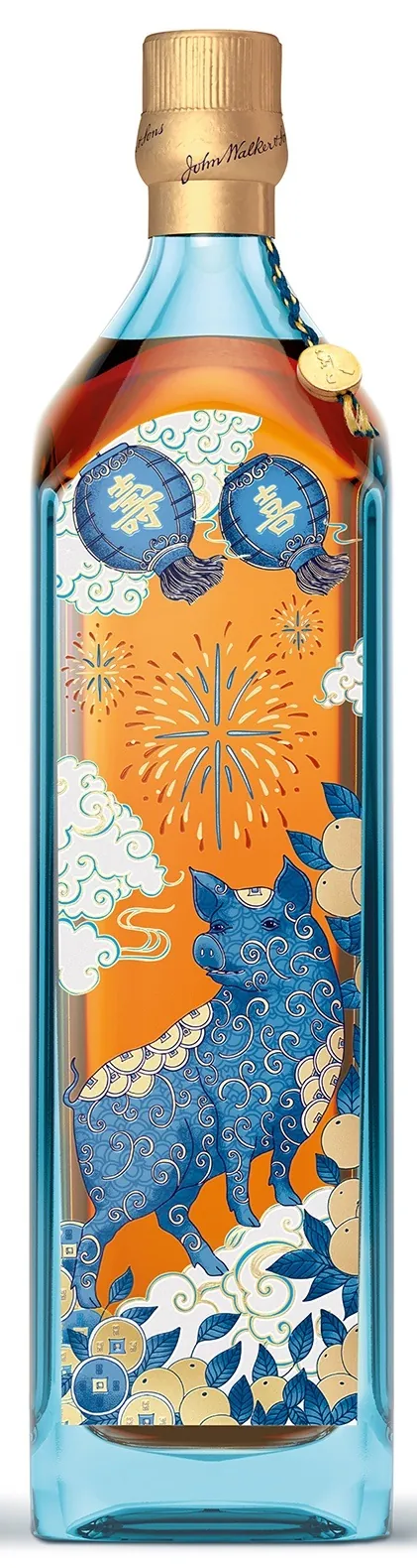 Chrissy Lau's Johnnie Walker Year of the Pig bottle