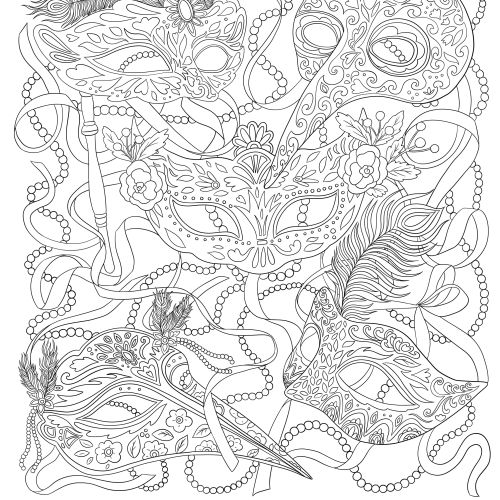 Intricate floral and animal-inspired line art by Chrissy Lau with swirling ornamental patterns.