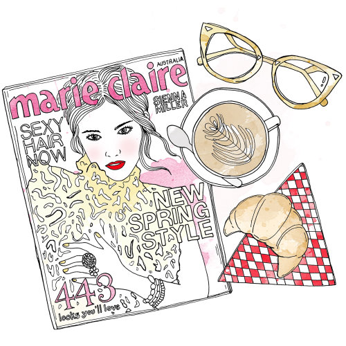 Marie claire magazine fashion cover