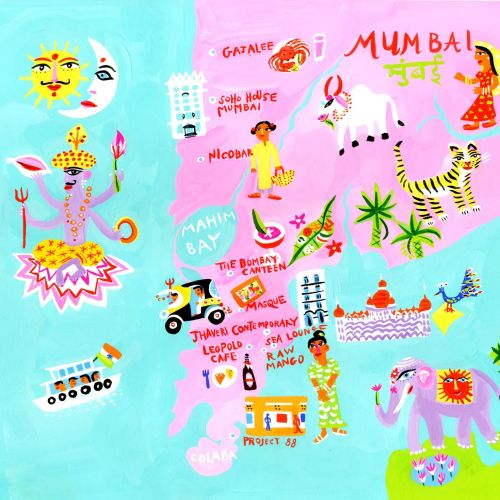 Maps Mumbai city
