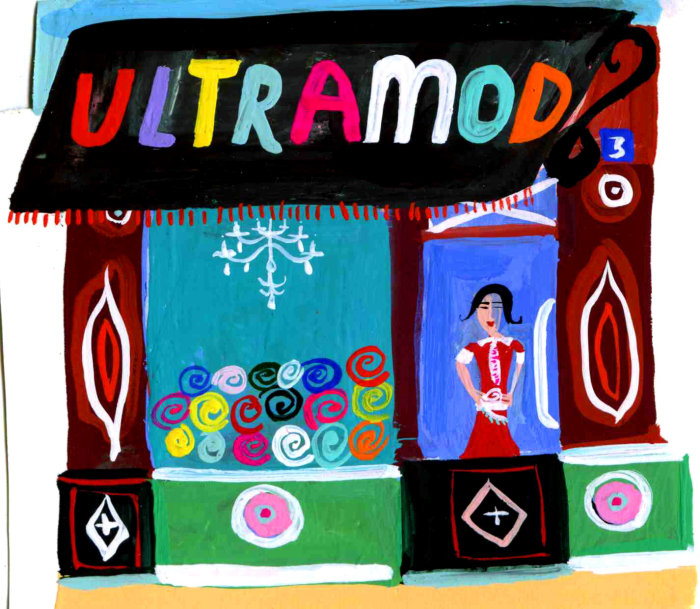 art de lettrage acrylique Ultramod