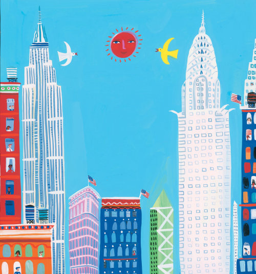 New York city illustration by Christopher Corr 