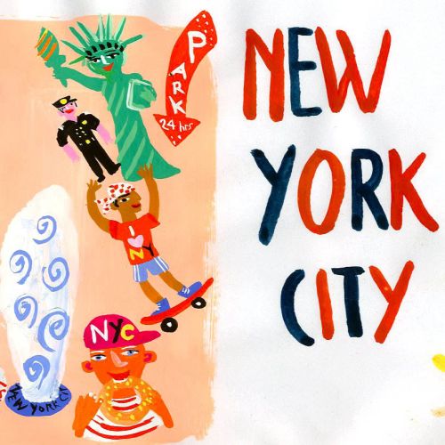An illustration of the New York city by Christopher Corr