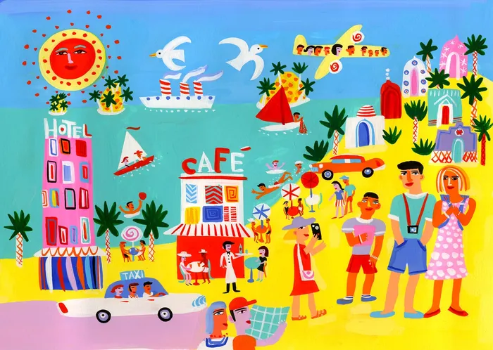 Christopher Corr's illustration of a holiday idea