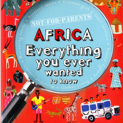 Africa guide book cover illustration by Christopher Corr
