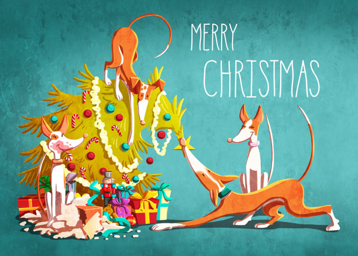 Desenhos animados e humor Feliz Natal