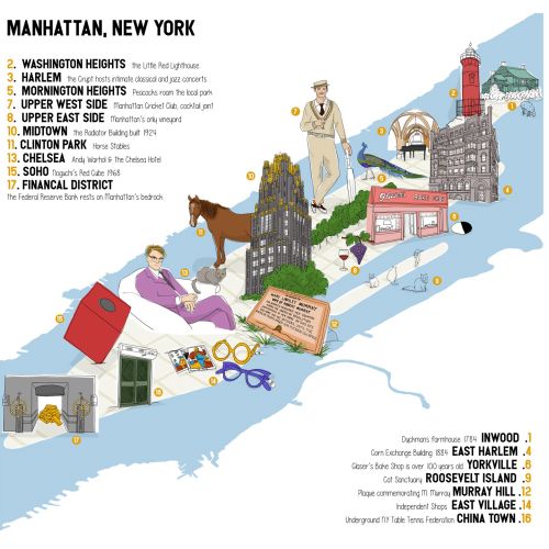 Manhattan map illustration