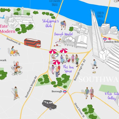 London Bridge–Tooley Street Rebranding Promotional Map