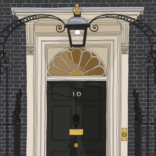 Architectural drawing of No.10 Downing Street