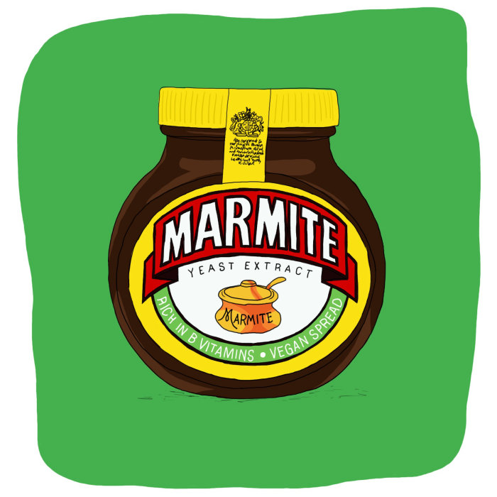 Packaging logo for Marmite