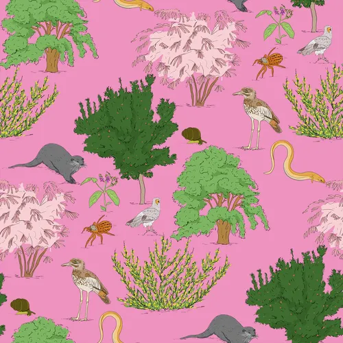 Decorative animal pattern design