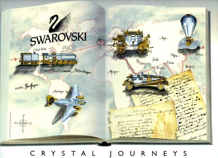 Maps Lettering Swarovski
