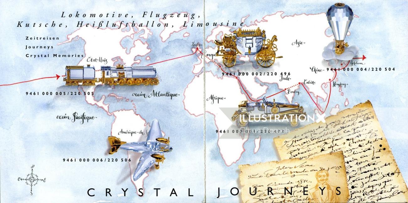 Maps Crystal Journeys