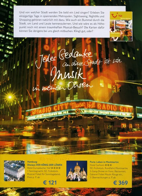 Schriftzug auf einem Magazincover
...