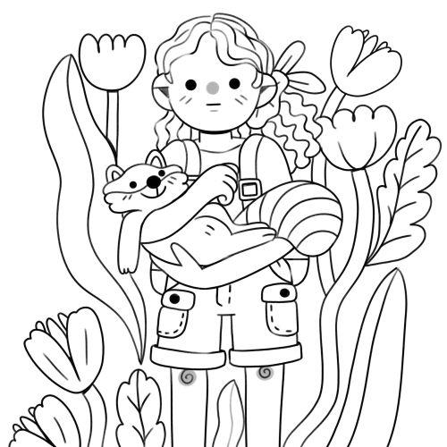 Clemence Guillemaud Colouring Book